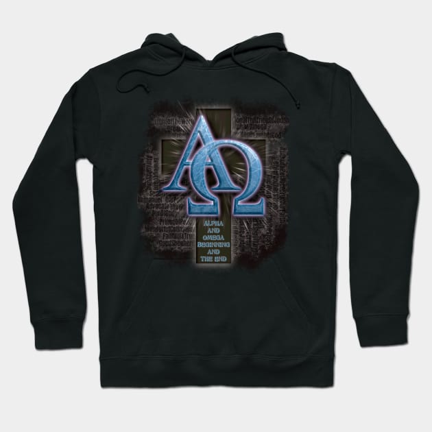 Jesus - Alpha and Omega Hoodie by PacPrintwear8